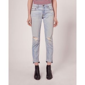 Rag & Bone Dre Capri Jeans Norton Distressed